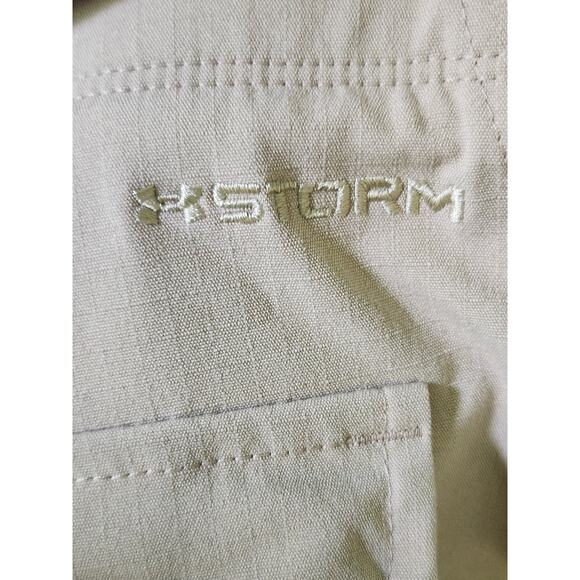 Under Armour Pants Men's Sz 36x33 Beige Storm Cargo Loose Water Resistant NWT - Picture 6 of 10